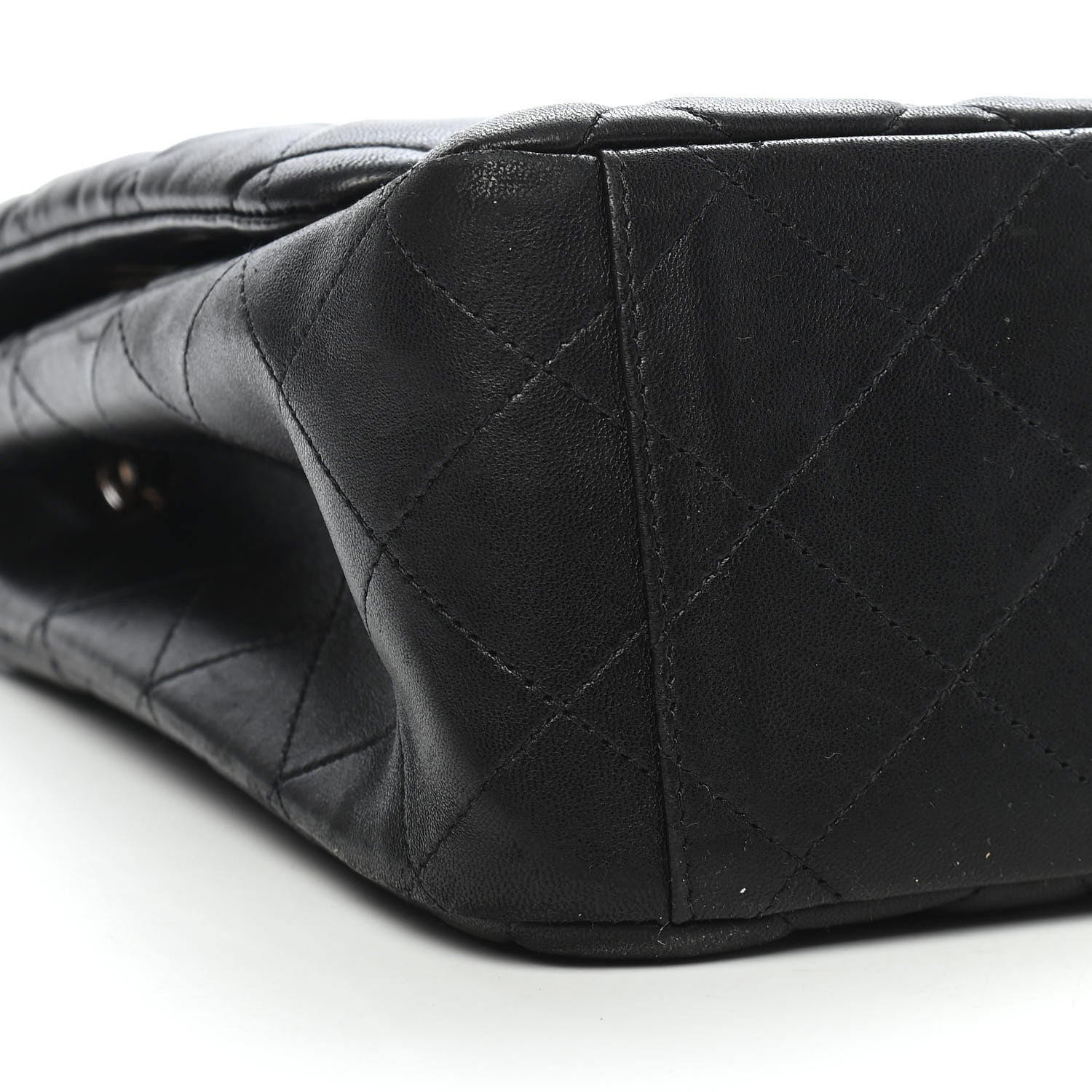 Chanel Lambskin Quilted Maxi Single Flap Black 9 of 10