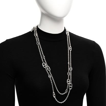Hermes Sterling Silver Farandole Necklace 160 2 of 5