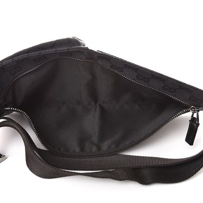 Gucci GG Monogram Double Pocket Belt Bag Black 5 of 13