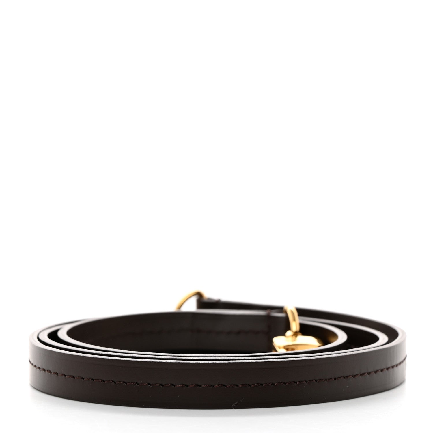 Louis Vuitton Calfskin 16mm Shoulder Strap Brown 2 of 3