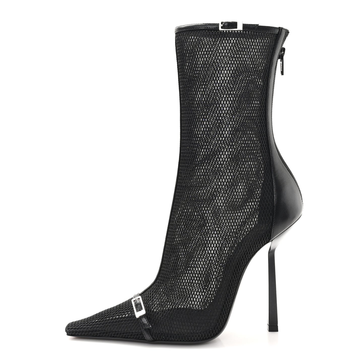 Elba Applique Tulle Aston 115 Boots 37.5 Black