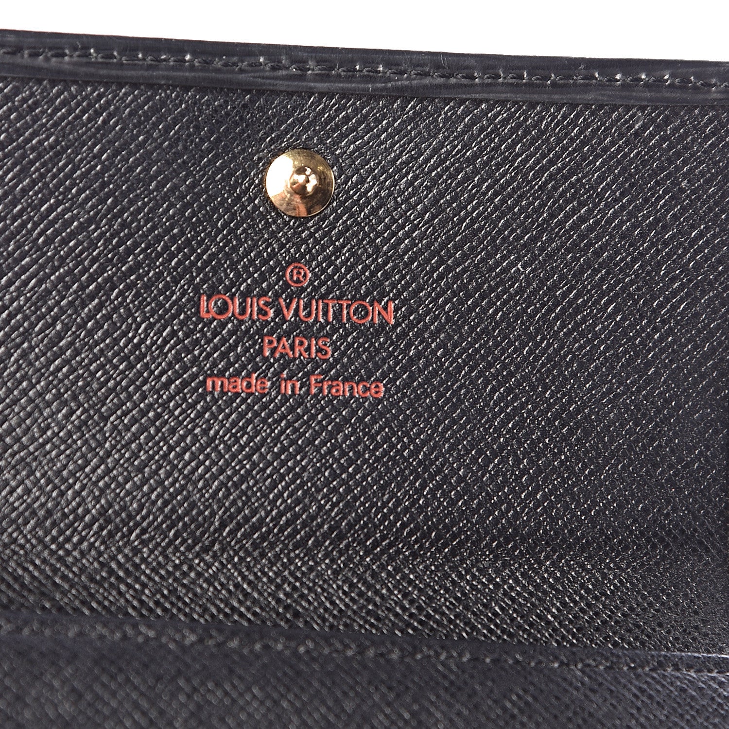 Louis Vuitton Epi Elise Wallet Black 7 of 12