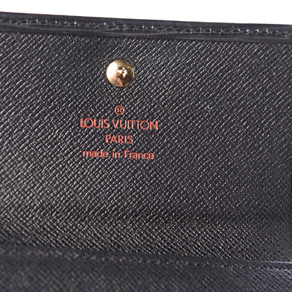 Louis Vuitton Epi Elise Wallet Black 7 of 12