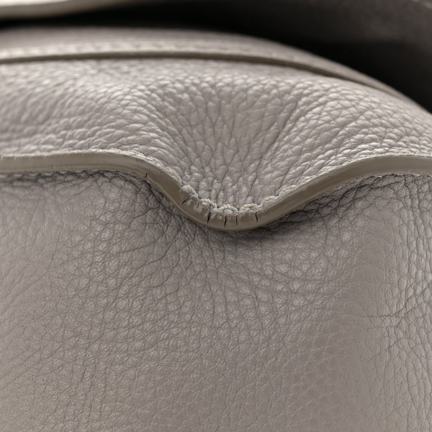 Calfskin Medium Marcie Satchel Cashmere Grey