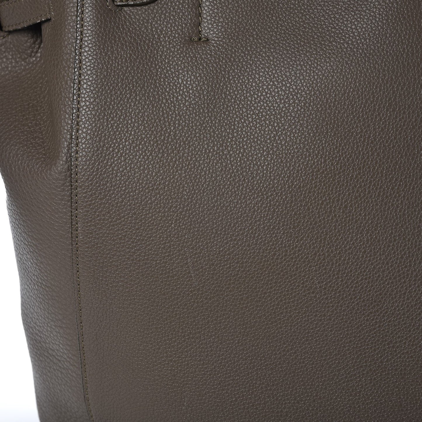Soft Grained Calfskin Small Belt Cabas Phantom Taupe