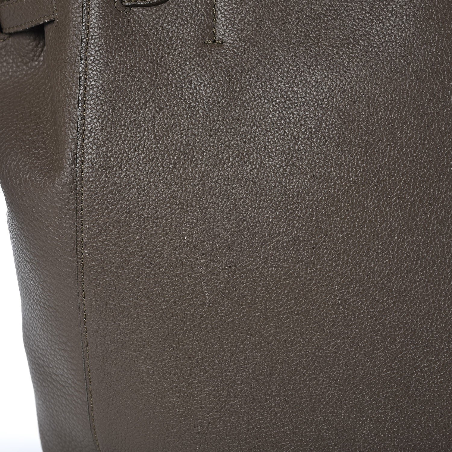 Celine Soft Grained Calfskin Small Belt Cabas Phantom Taupe 11 of 14
