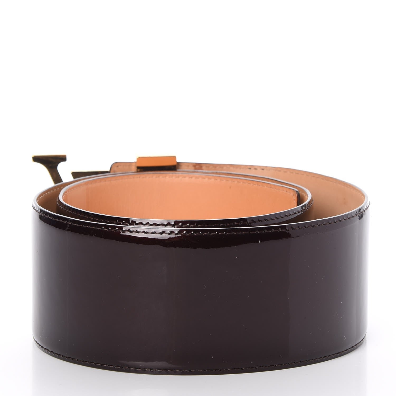 Louis Vuitton Patent LV Facettes Belt 75 30 Amarante 3 of 8
