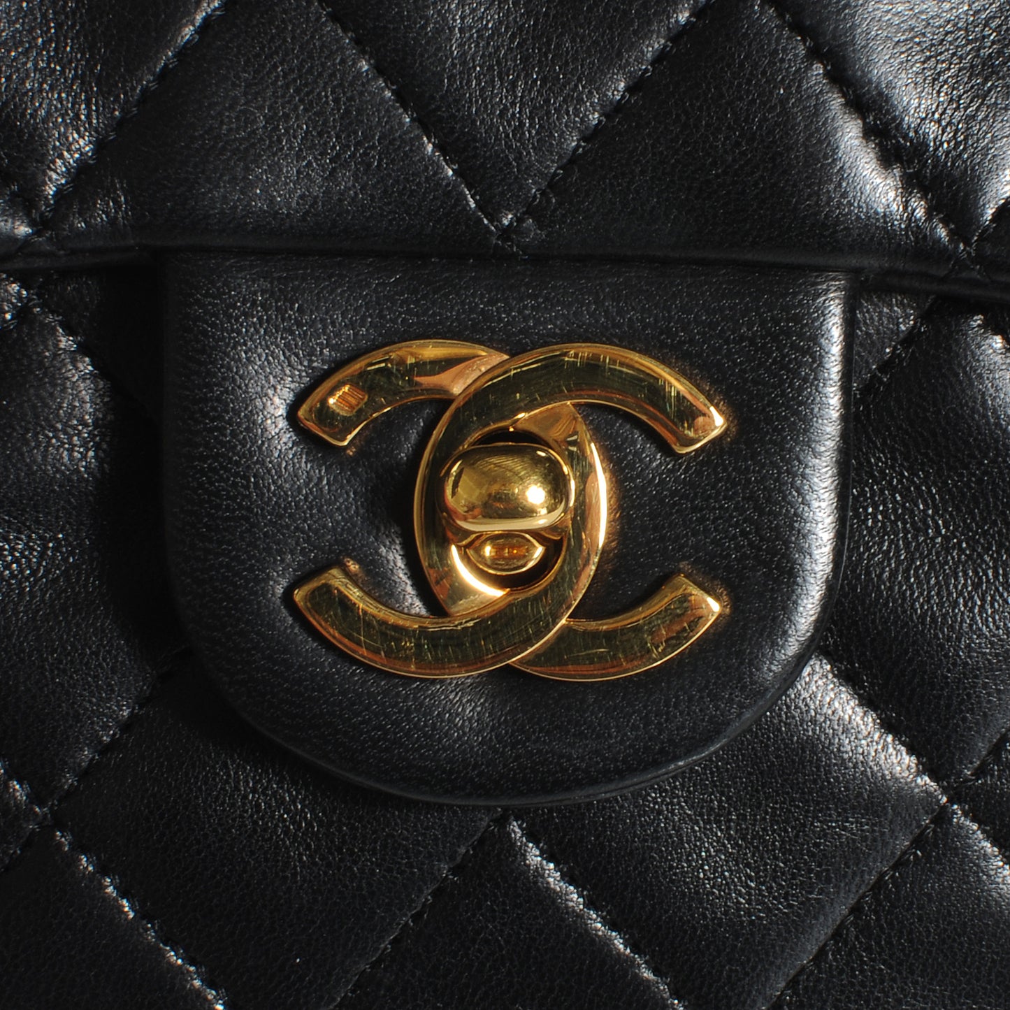 Lambskin Mini Flap Black