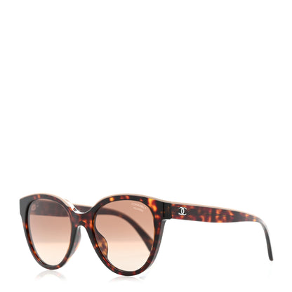 Chanel Acetate CC Butterfly Sunglasses 5414-A Tortoise 1 of 8