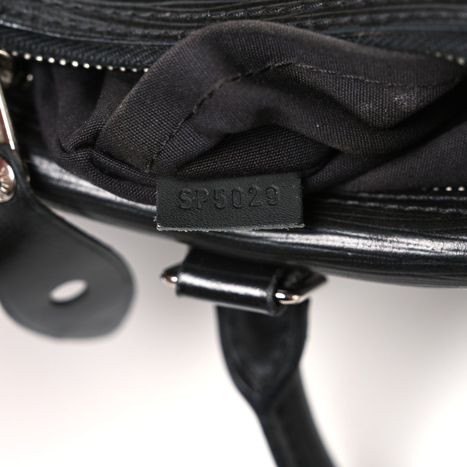 Louis Vuitton Epi Speedy 30 Black 7 of 10