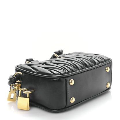 Miu Miu Nappa Matelasse Small Arcadie Black 4 of 9