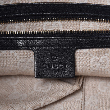 Gucci Pebbled Calfskin Medium Diana Bamboo Shoulder Bag Black 6 of 10