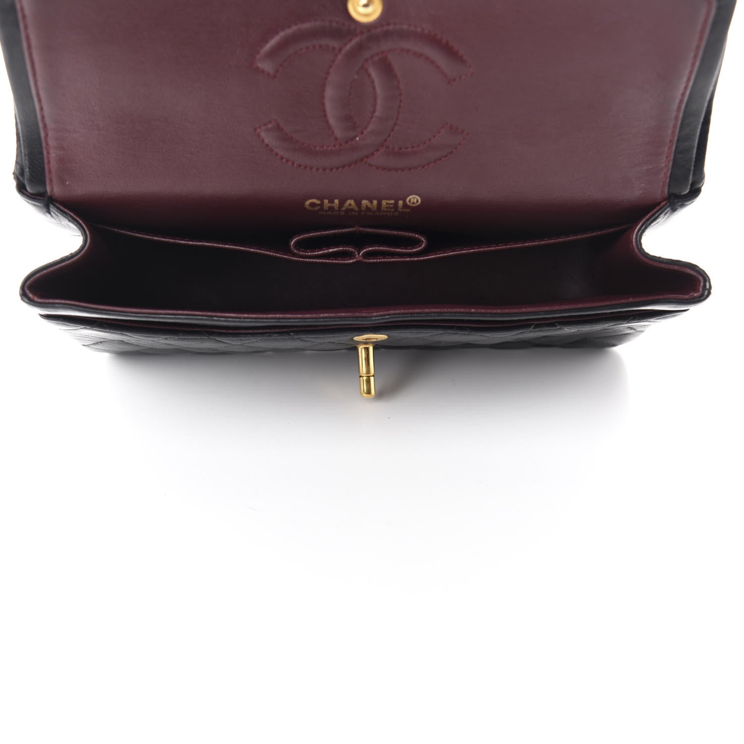 Chanel Lambskin Quilted Small Double Flap Black 5 of 14