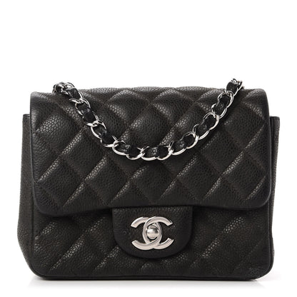 Chanel Iridescent Caviar Quilted Mini Square Flap Black 1 of 14