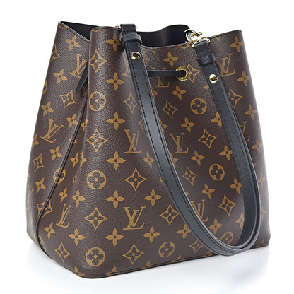 Louis Vuitton Monogram Neonoe MM Black 3 of 10