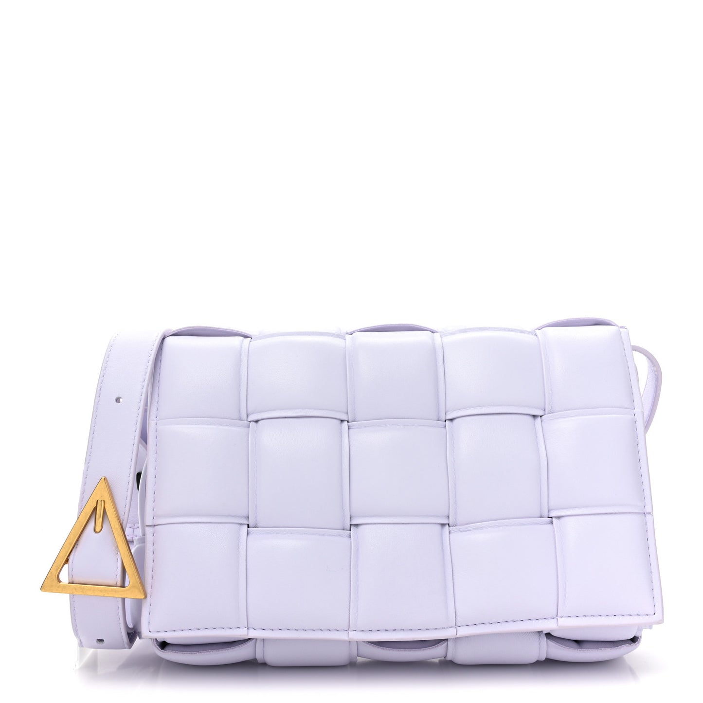 Nappa Maxi Intreccio Padded Cassette Crossbody Bag Mirth Washed