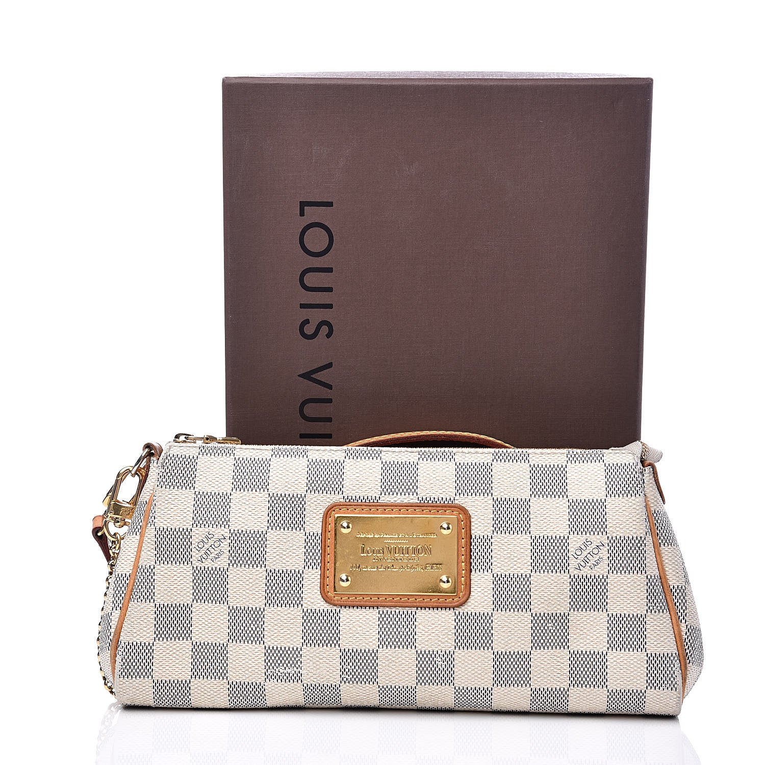 Louis Vuitton Damier Azur Eva Clutch 16 of 16
