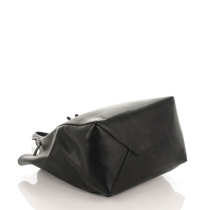Celine Soft Grained Calfskin Small Belt Cabas Phantom Black 4 of 9