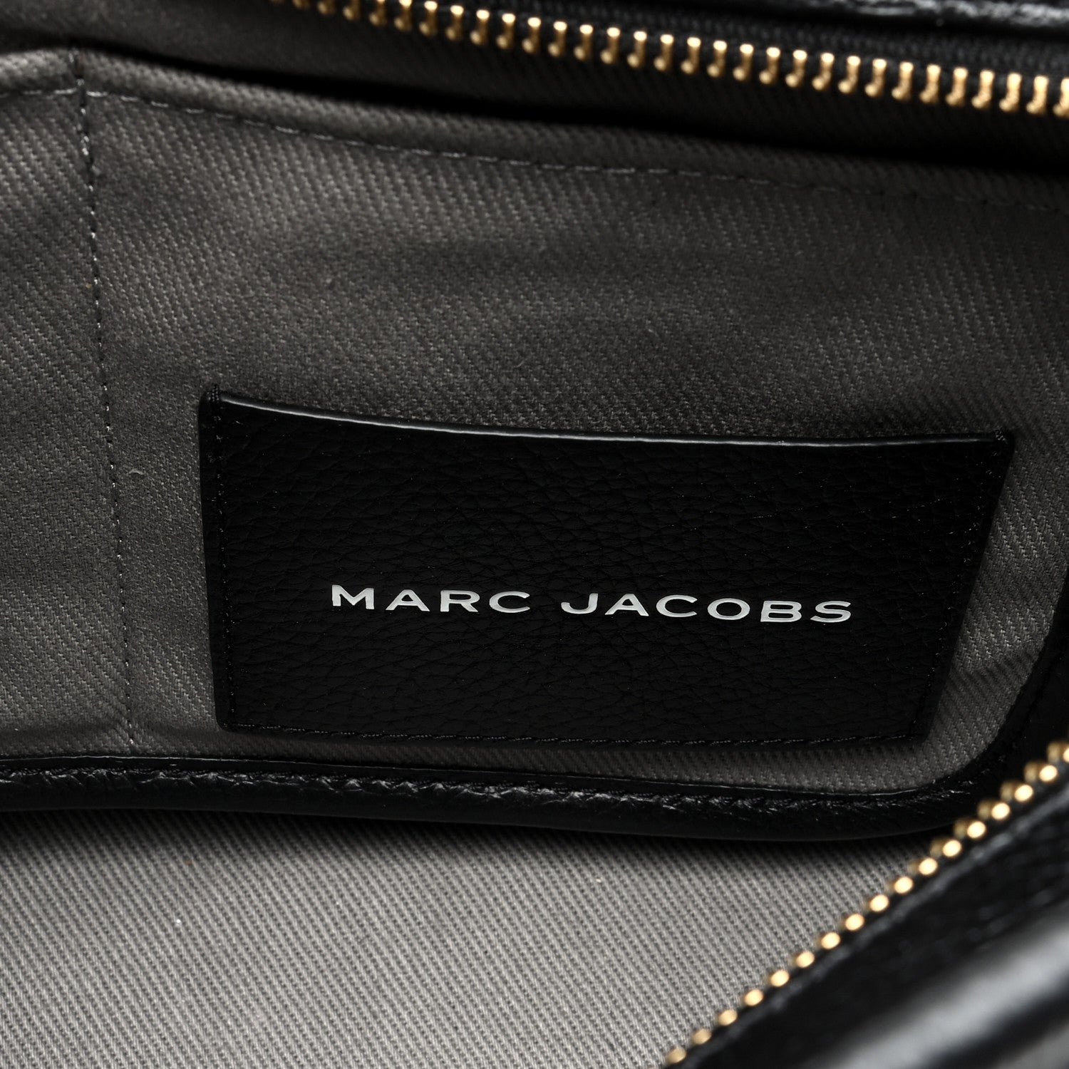 Marc Jacobs Grained Calfskin Medium The Tote Bag Black 6 of 9