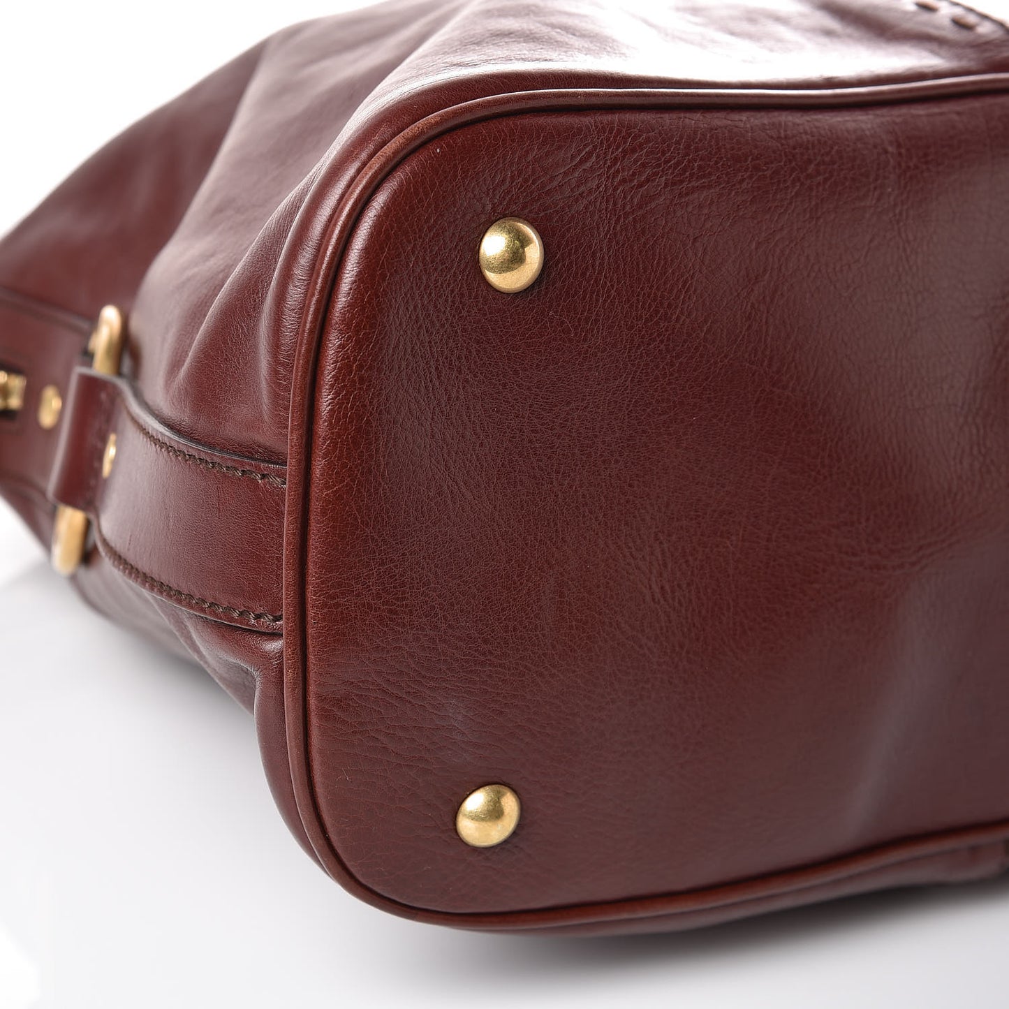 Calfskin Oversized Muse Bordeaux
