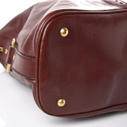Saint Laurent Calfskin Oversized Muse Bordeaux 11 of 14