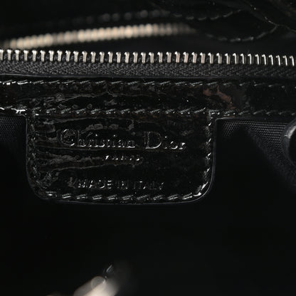 Christian Dior Patent Cannage Medium Le Trente Tote Black 6 of 10