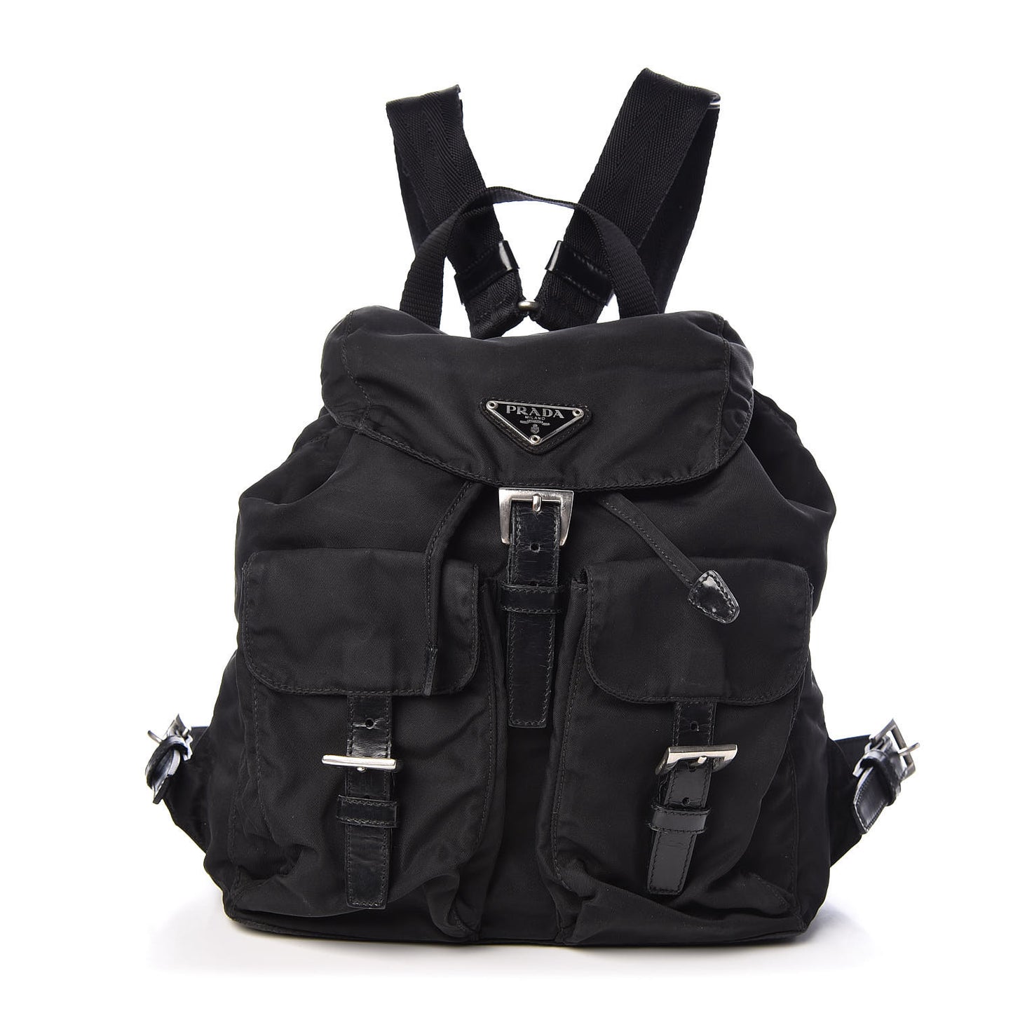 Tessuto Nylon Vela Small Backpack Black