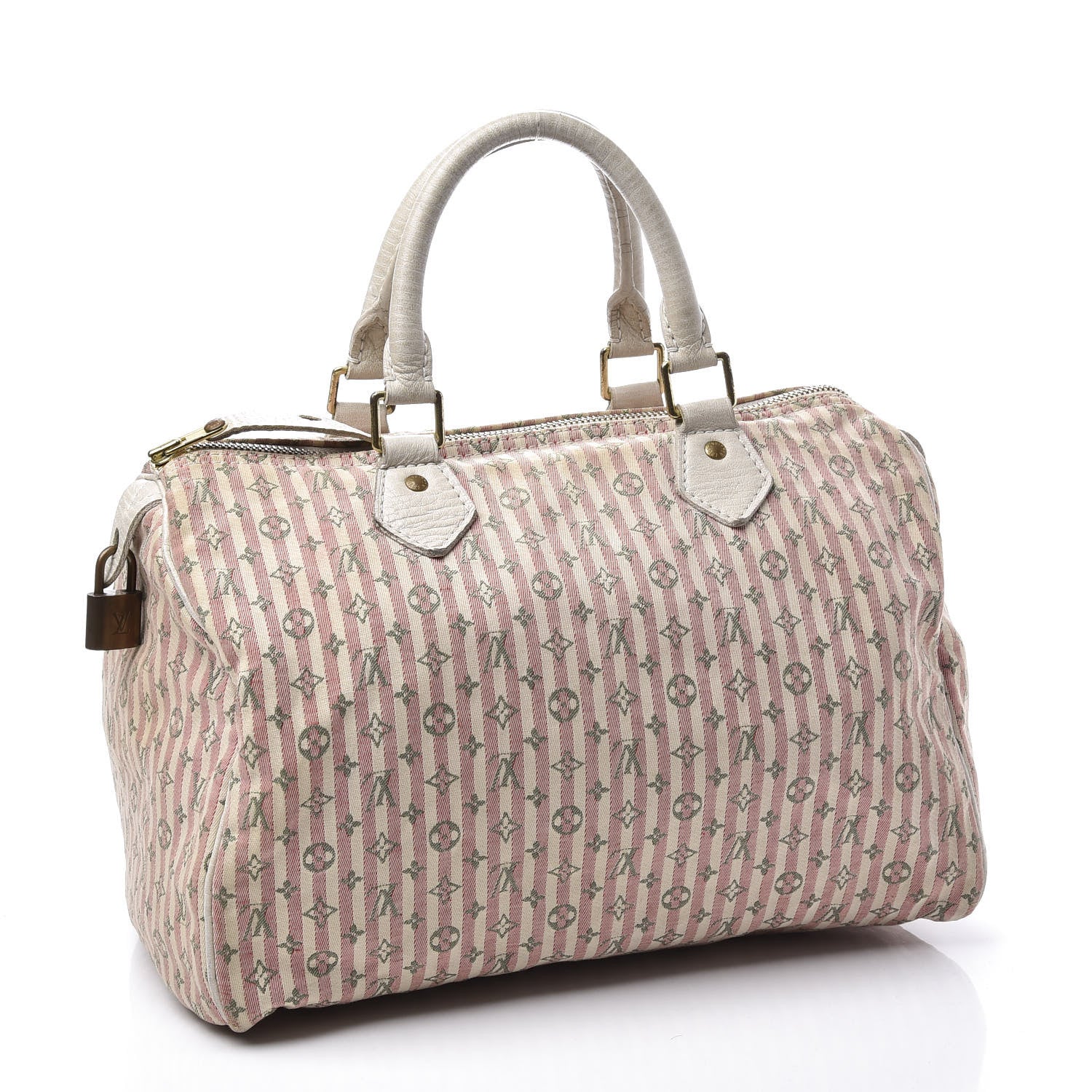 Louis Vuitton Mini Lin Croisette Speedy 30 Rouge 2 of 11