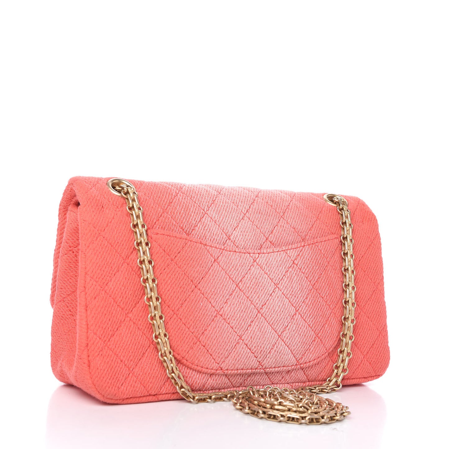 Ombre Denim Quilted 2.55 Reissue 225 Flap Coral