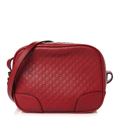 Gucci Microguccissima Mini Bree Messenger Bag Red 1 of 9