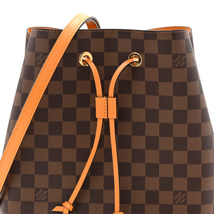 Louis Vuitton Damier Ebene Neonoe MM Safran 7 of 9