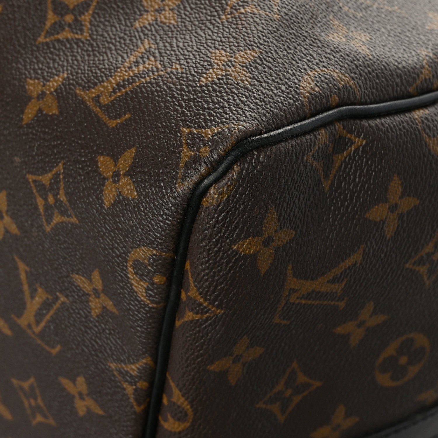 Louis Vuitton Monogram Macassar Keepall Bandouliere 55 7 of 9