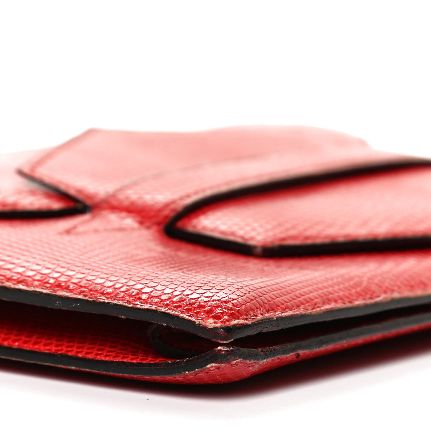 Lizard Faco Clutch Red