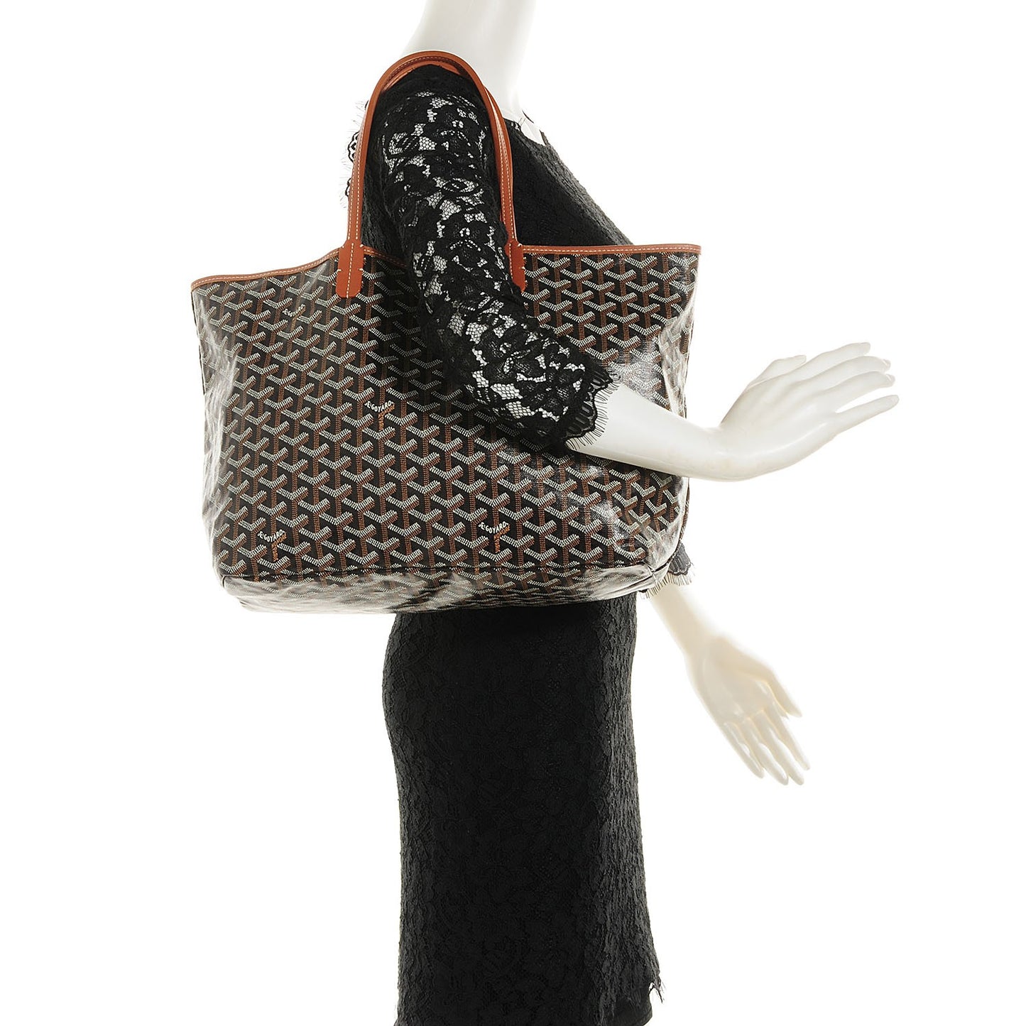 Goyardine Saint Louis PM Black Gold