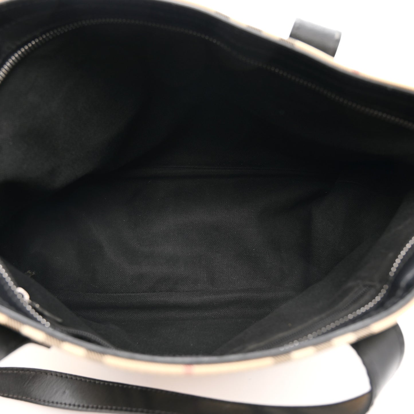 House Check Shoulder Bag Black
