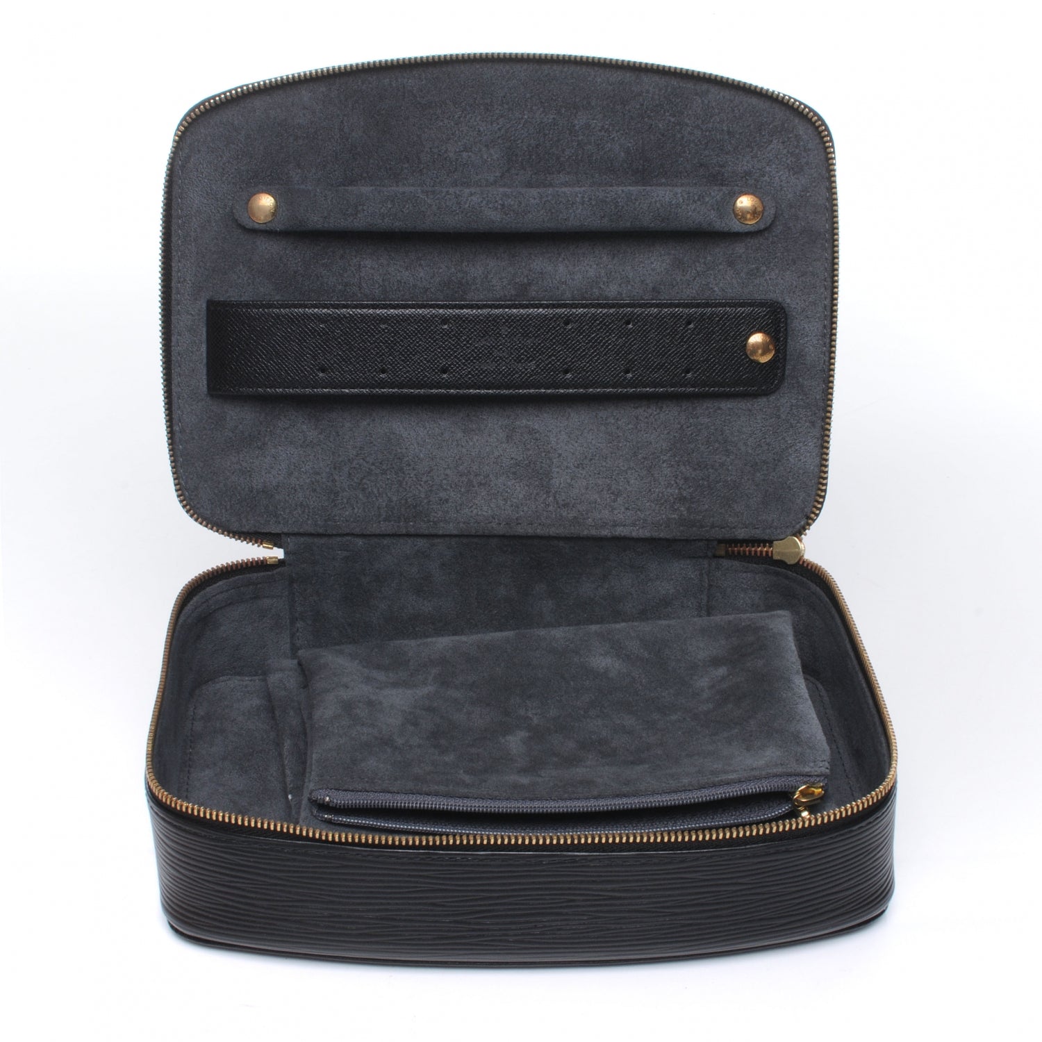 Louis Vuitton Epi Monte Carlo Jewelry Case Box Black 6 of 9