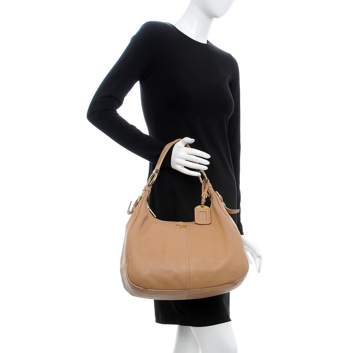 Vitello Daino Hobo Sabbia