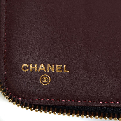 Chanel Caviar Quilted Large Zip Around Wallet Black 6 of 8