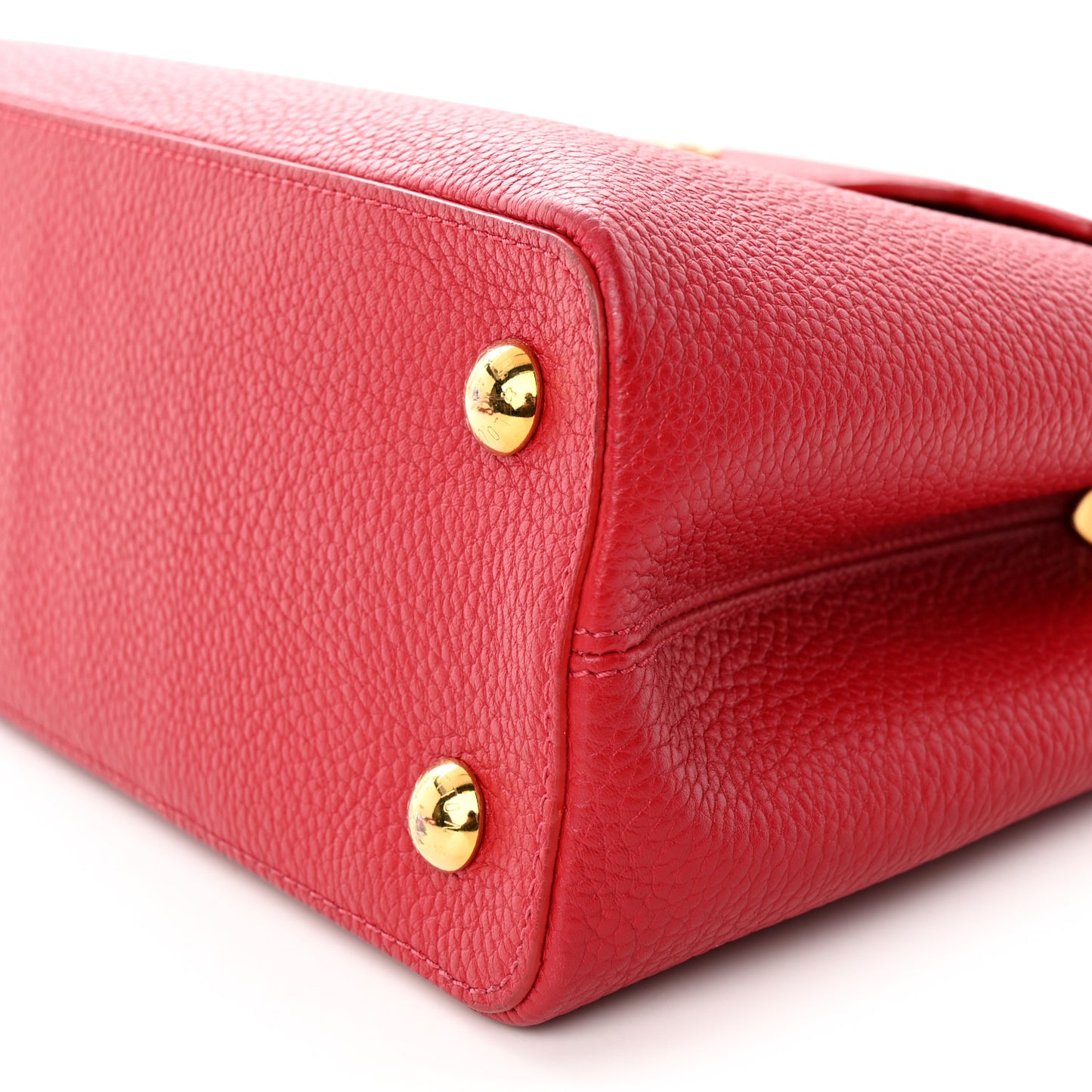 Taurillon Capucines PM Scarlet