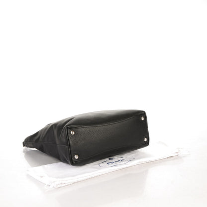 Prada Vitello Daino Tote Nero Black 4 of 8