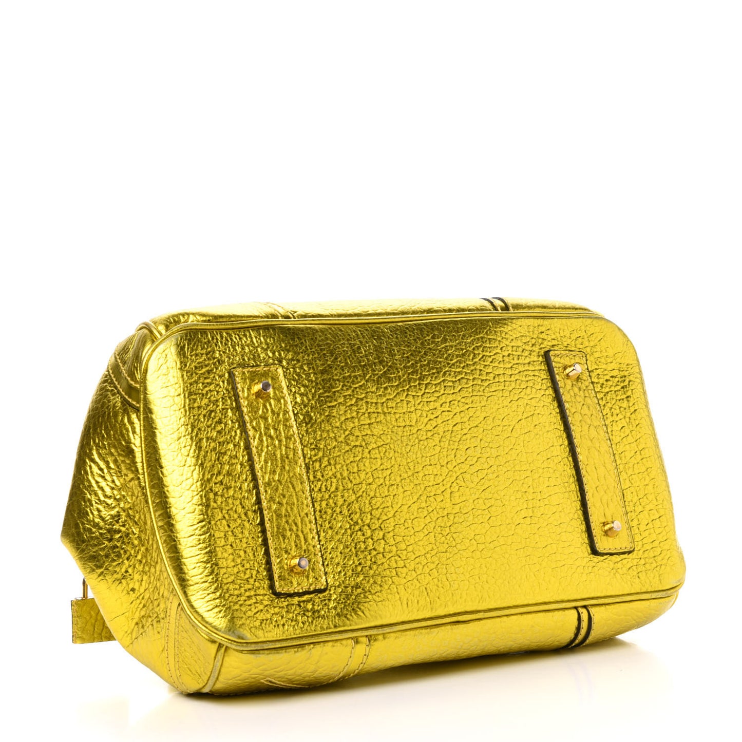 Prorsum Metallic Calfskin Medium Blaze Satchel Gold