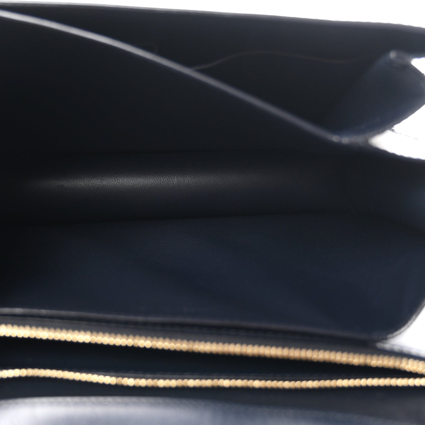 Box Calfskin Medium Classic Box Flap Bag Navy