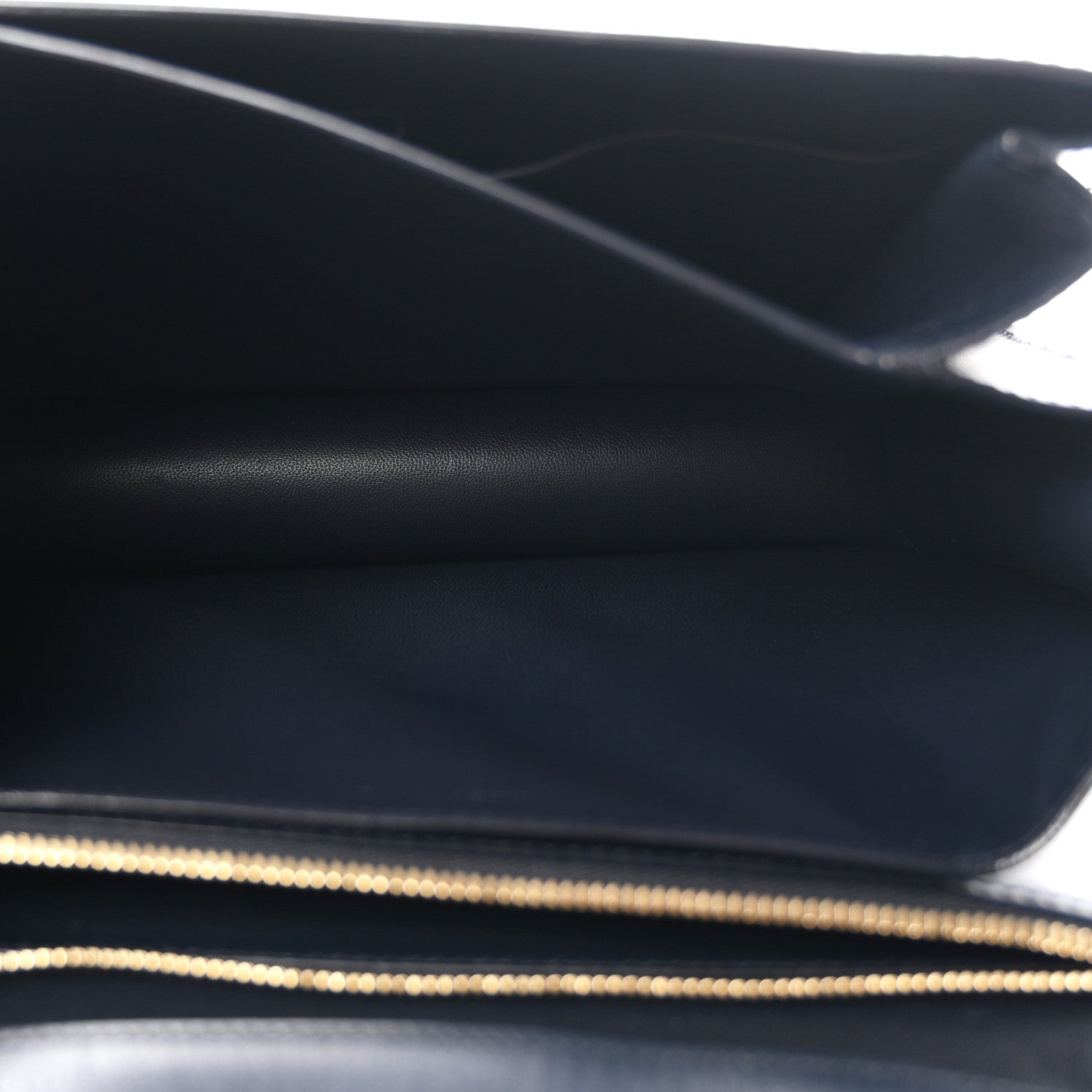 Celine Box Calfskin Medium Classic Box Flap Bag Navy 4 of 9