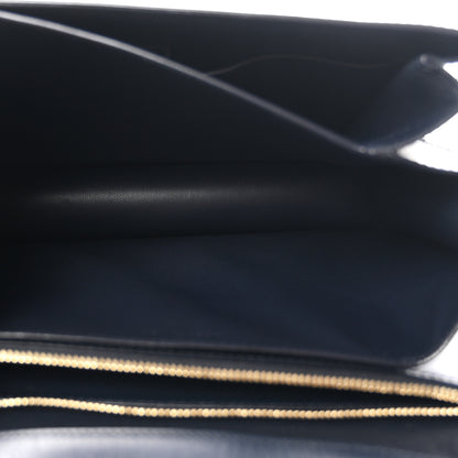 Celine Box Calfskin Medium Classic Box Flap Bag Navy 4 of 9