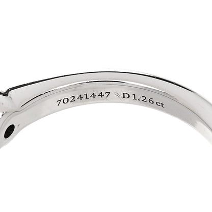 Tiffany Platinum Diamond 1.26ct Solitaire Engagement Ring 49 4.75 5 of 7