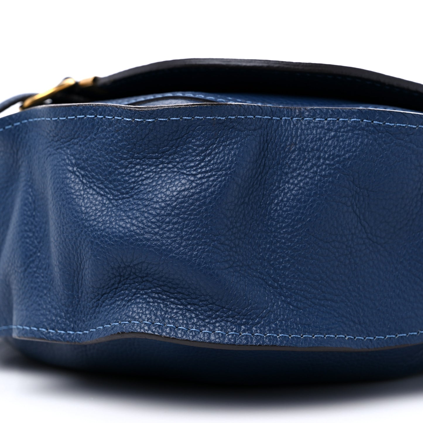Calfskin Medium Marcie Nude Hobo Blue Velvet