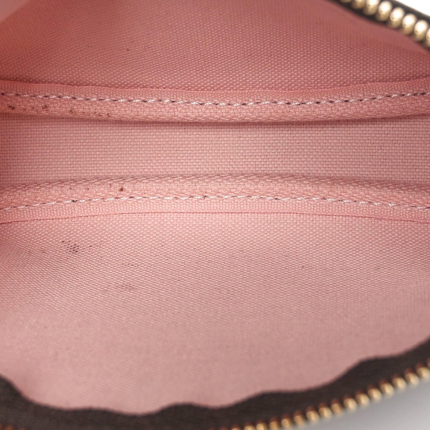 Louis Vuitton Damier Ebene 2020 Christmas Animation Big Wheel Mini Pochette Accessories Rose Ballerine 6 of 10