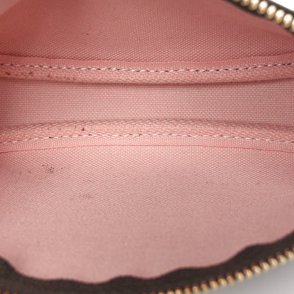 Louis Vuitton Damier Ebene 2020 Christmas Animation Big Wheel Mini Pochette Accessories Rose Ballerine 6 of 10