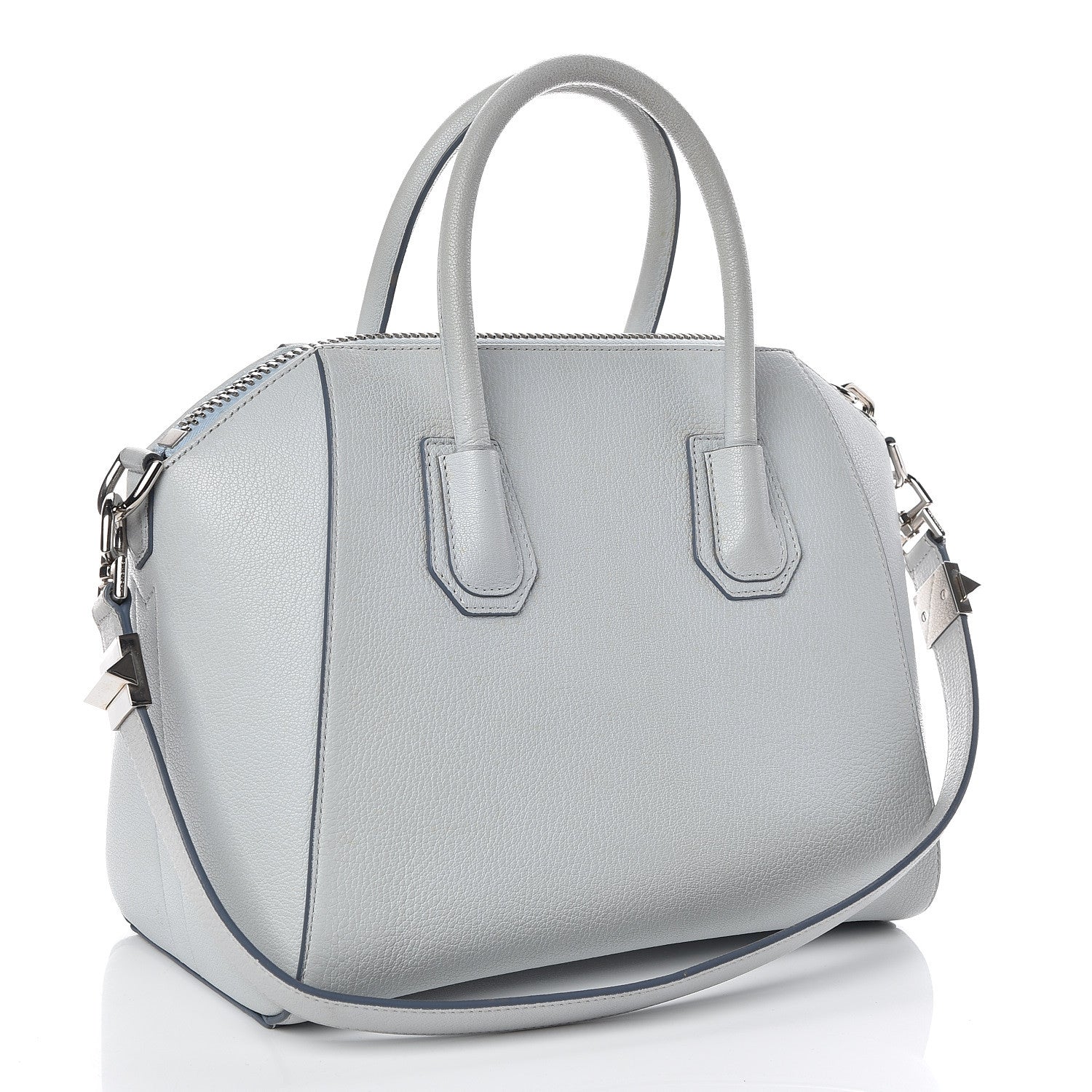 Givenchy Sugar Goatskin Small Antigona Pale Blue 3 of 12