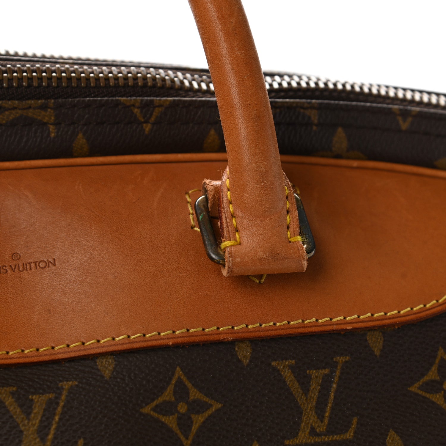 Louis Vuitton Monogram Alize 2 Compartment Luggage Travel Bag 25 of 34